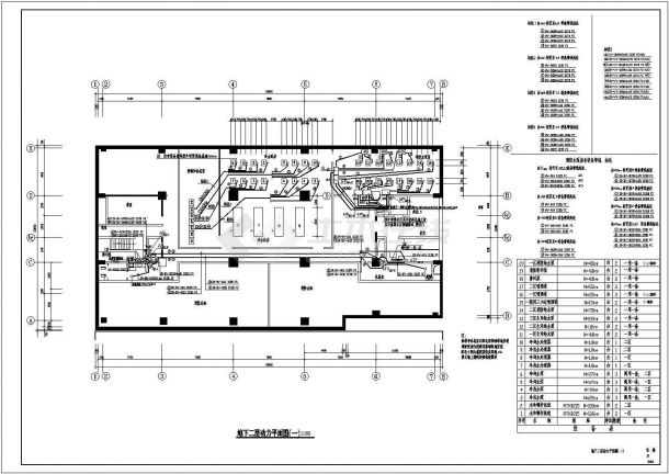 二十五层办公楼电气设计方案全套CAD详图-图二