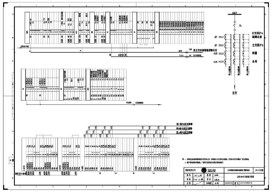 110-C-8-D0204-25 主变压器10kV开关柜端子排图.pdf-图一