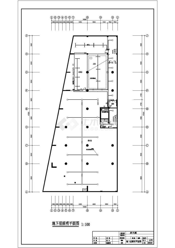 某小高层电气设计方案CAD施工图-图二