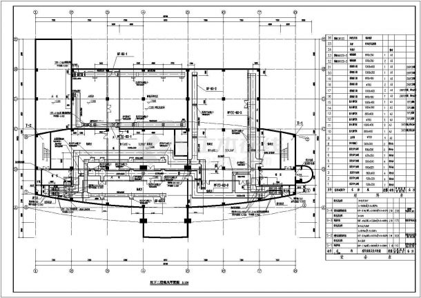 [江西]某质监楼中央空调cad施工设计图纸-图二