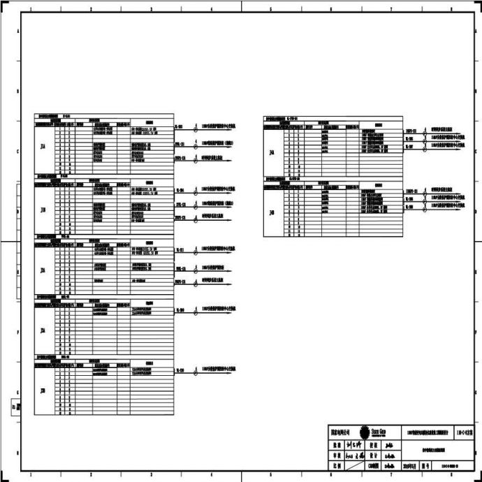 110-C-8-D02接线柜J1尾缆配线图.pdf_图1