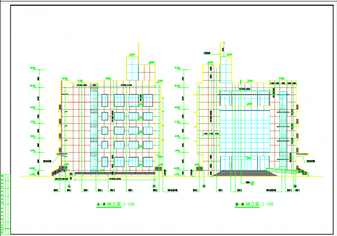 某地大型文化宫会展中心建筑设计施工图_图1