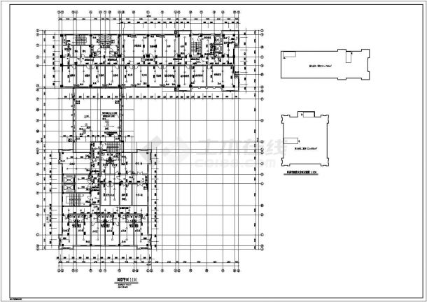 江苏某十六层框架结构办公楼给排水消防施工图-图一