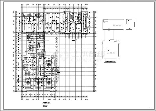 江苏某十六层框架结构办公楼给排水消防施工图-图二