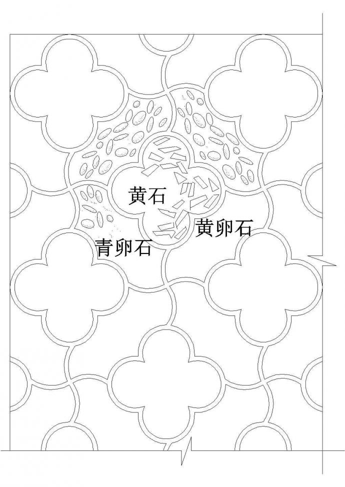 最新整理中式花纹样cad设计图_图1