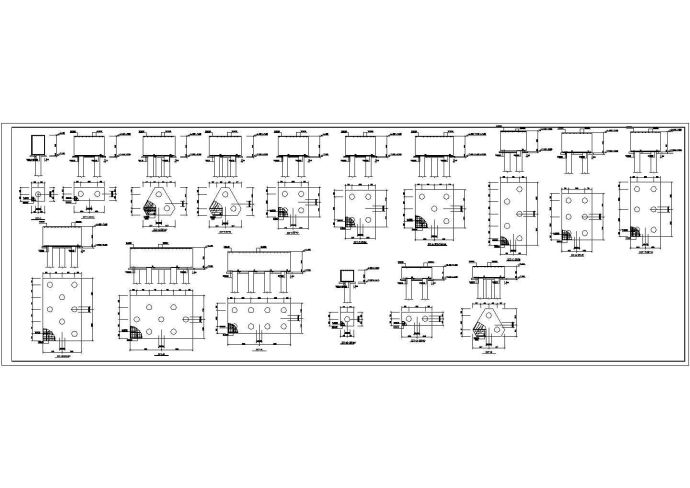 某地铁厂车库框架结构建筑结构设计施工图_图1