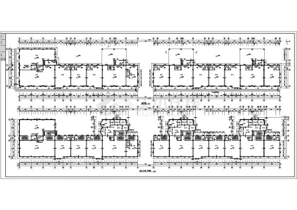 某沿街公建框剪结构建筑结构设计施工图-图二