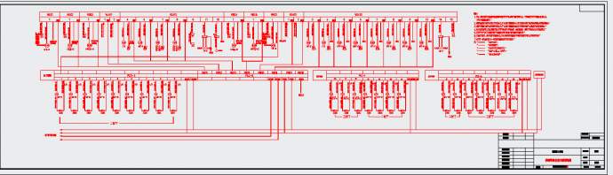 某地铁车站电气动力cad施工设计图纸_图1