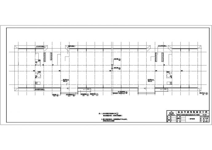 某现代六层职工公寓建筑CAD设计施工图_图1