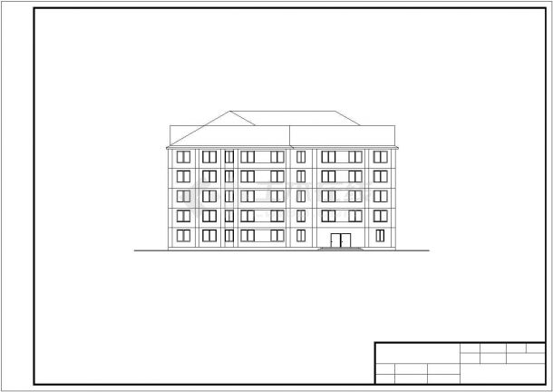 现代某高层综合办公楼建筑CAD设计施工图（含SU模型）-图二