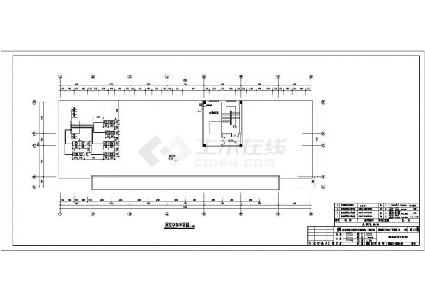某地六层框架结构生产行政综合楼暖通设计施工图-图一