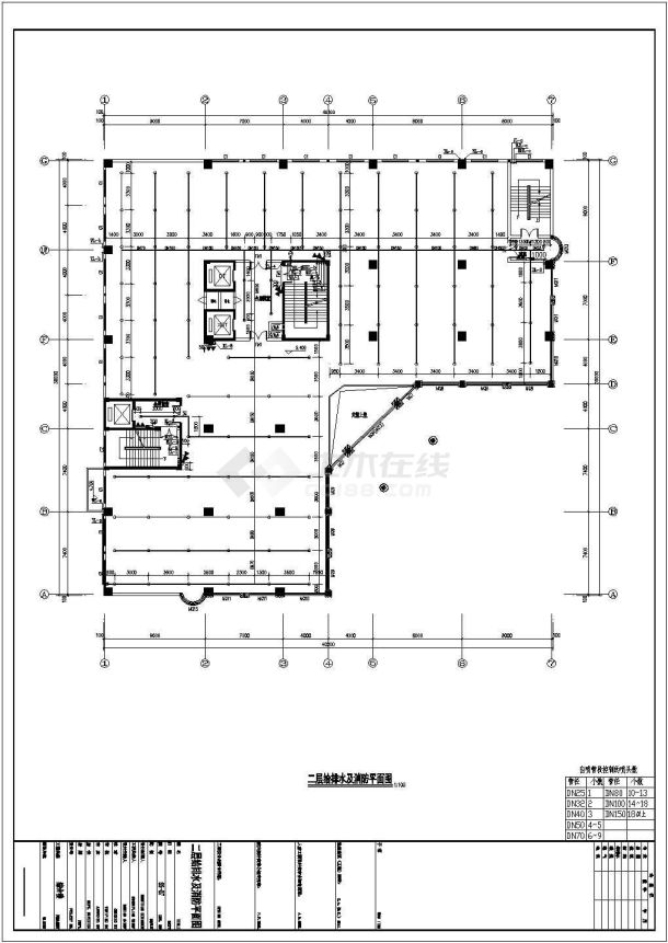 某酒店综合大楼暖通空调设计cad平面施工图纸-图二