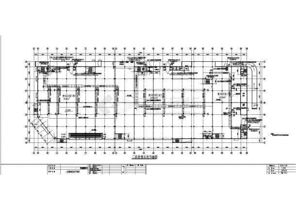 [上海]某购物商场大楼空调设计cad平面施工图-图一