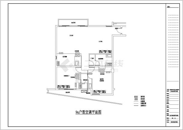 某住宅家用中央空调系统cad设计施工图大样-图二