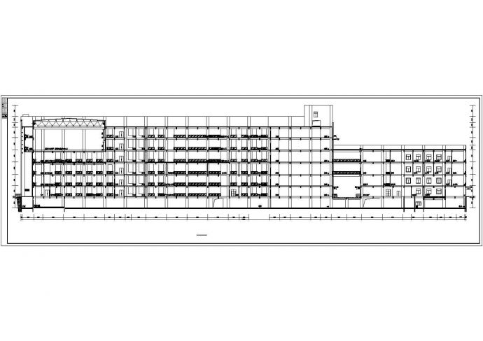 某地六层框剪结构监控指挥调度楼建筑施工图_图1