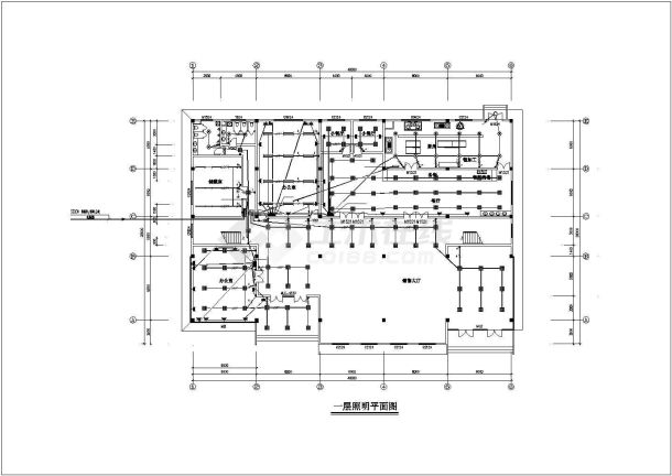 某商办楼强弱电设计方案及施工全套CAD图纸-图二