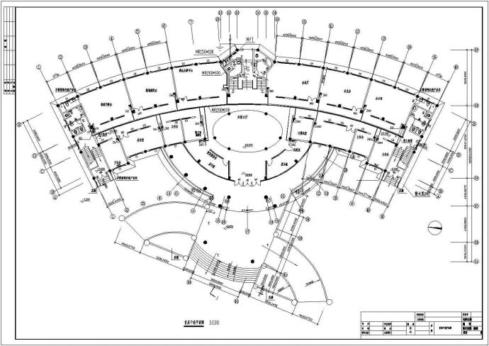 投资中心办公室电气设计方案全套CAD图纸_图1