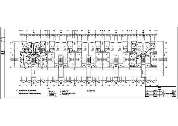 某住宅小区电气设计CAD施工平面图-图一