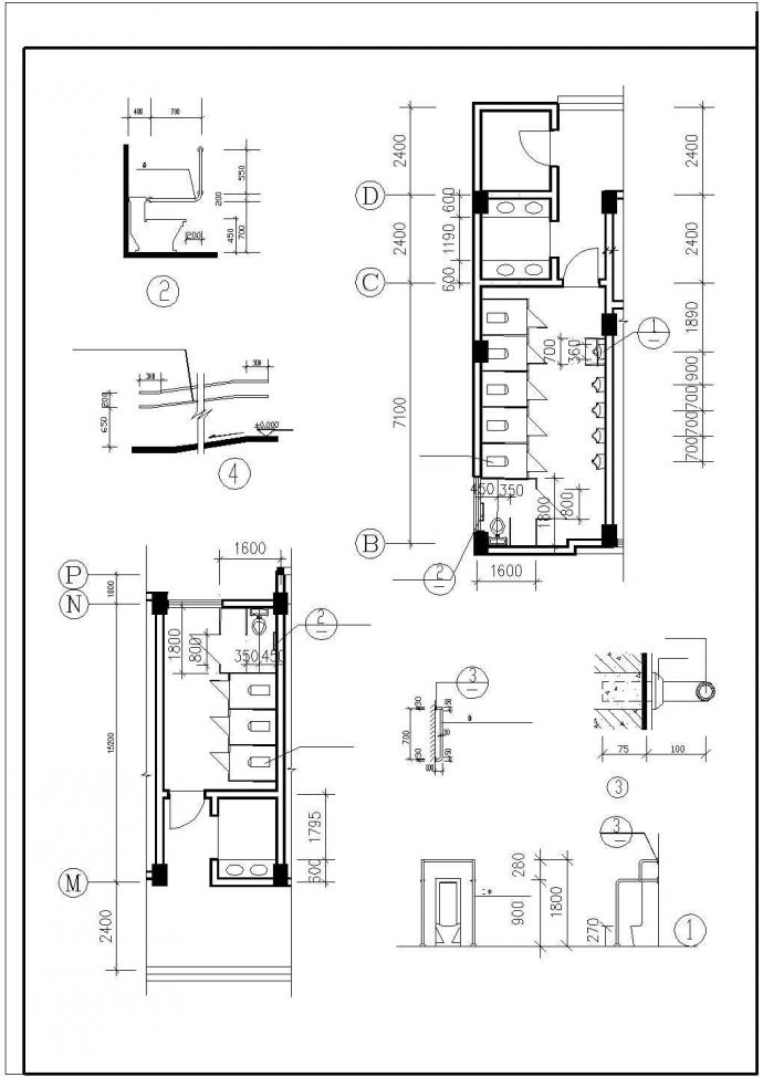 大学高层教学综合楼全套建筑施工图纸_图1