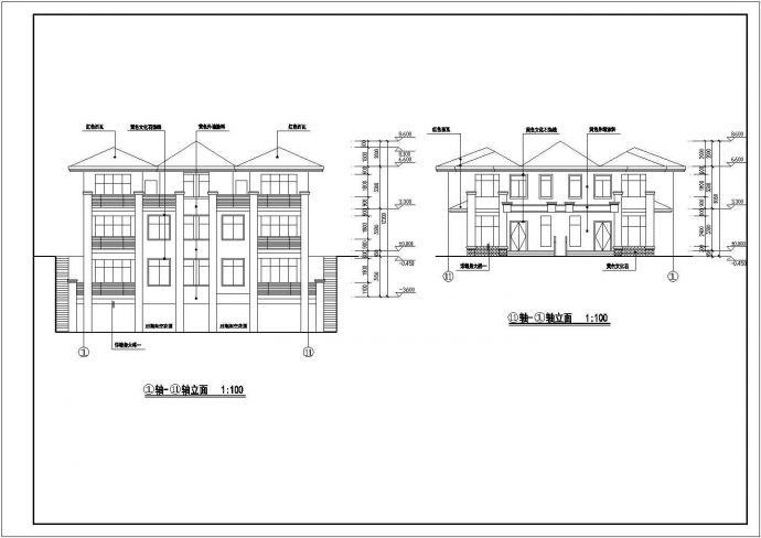 某地两层框架结构疗养院建筑施工图_图1