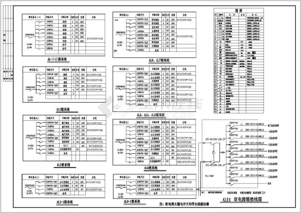 公司综合楼电气设计方案全套CAD详图-图二