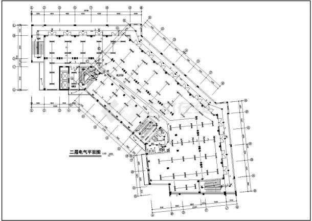 江西1#楼改电气设计方案全套CAD详图-图二
