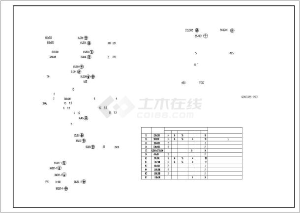 某大学学生宿舍楼建筑施工图纸（标注详细）-图一