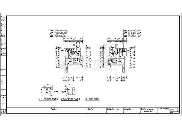 十二层住宅电气设计全套CAD施工图-图一