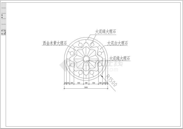 阳光酒店建筑施工全套方案cad设计图-图二