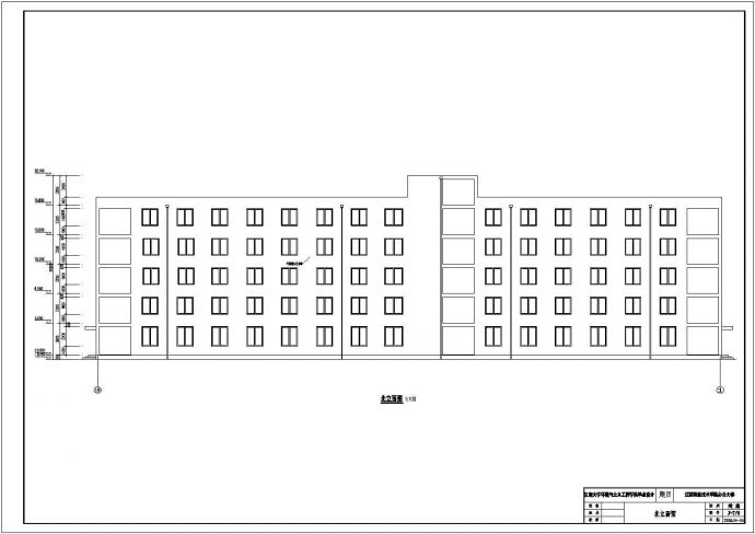 某地学校办公楼结构设计图（毕业设计）_图1