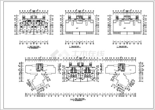 某地区典型住宅楼电气设计CAD施工图纸-图一