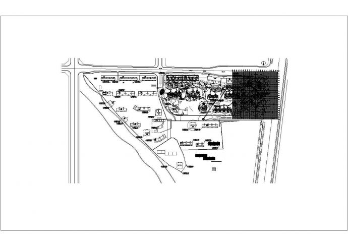 山水文园(四路通)隔离带景观设计施工图_图1