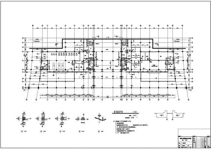 某知名大学图书馆建筑CAD设计施工图纸_图1