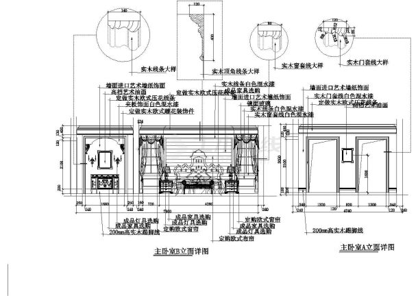 某地二层别墅室内装饰设计全套施工图-图一