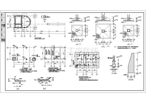 某科技有限公司一层传达室结构设计施工图-图一