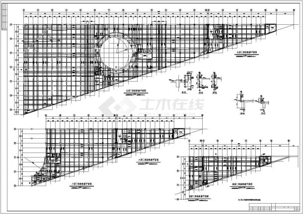 北京市六层（带地下室）框剪结构办公楼结构施工图-图二