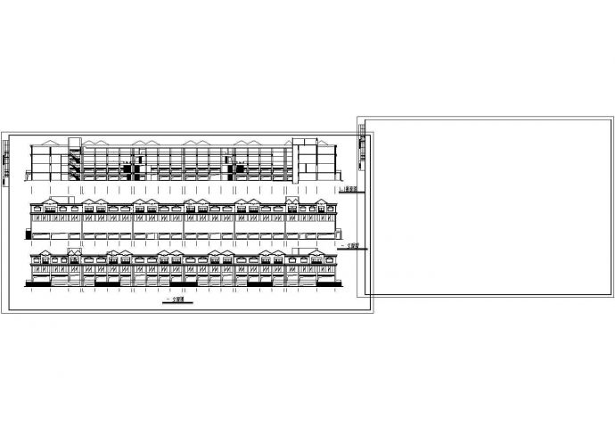 某地区大型商场建筑设计平面施工图_图1