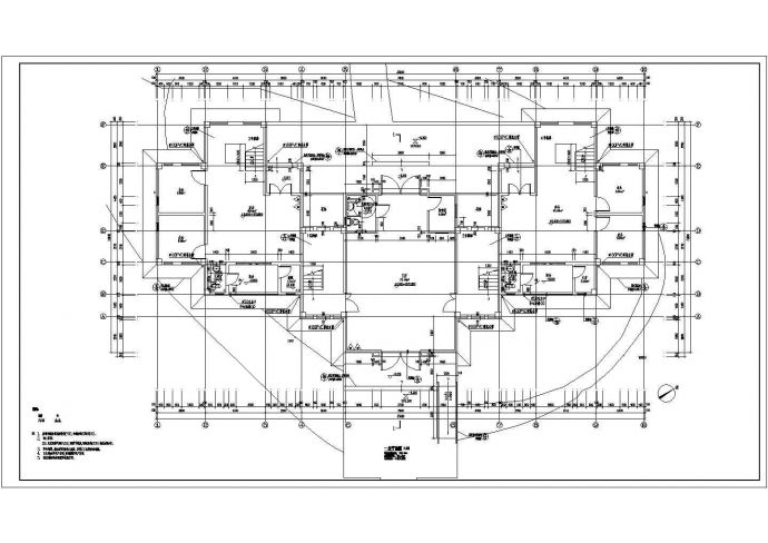 某地三层框架结构办公楼结构设计施工图_图1