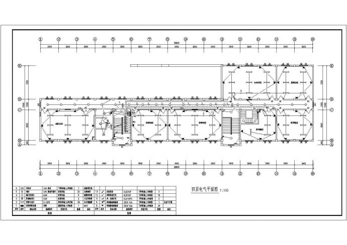 某地五层办公楼电气设计CAD施工图_图1