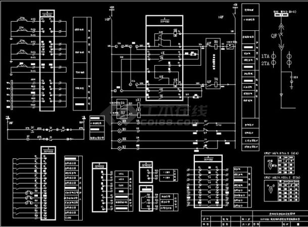 电气柜接线图解 图纸图片