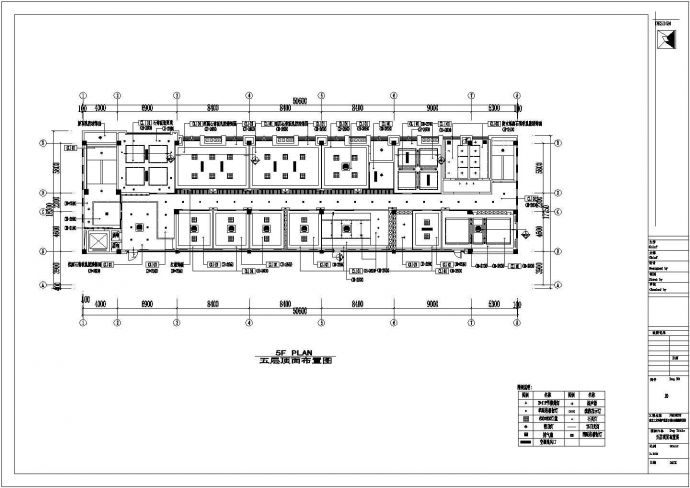 南京框架结构办公楼单层室内装修设计施工图_图1