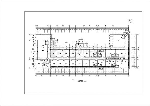 观光农业园餐厅扩展工程建筑方案及施工全套CAD图-图一