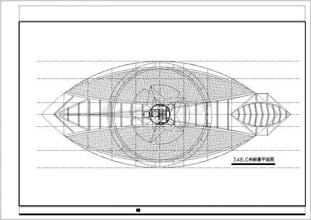 观光塔建筑设计方案及施工全套CAD图-图二