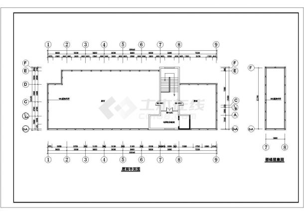宏声大酒店建筑设计方案及施工全套CAD图-图二