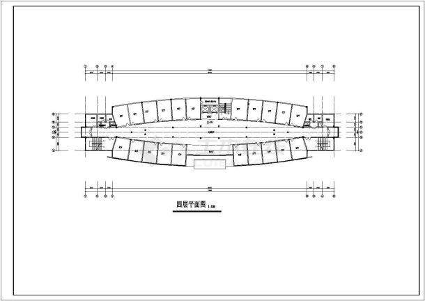 某大型酒店建筑全套CAD施工设计图-图二