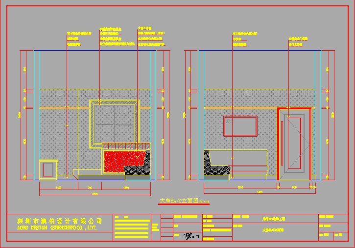某音派量贩式KTV装修设计CAD施工图纸（含效果图）