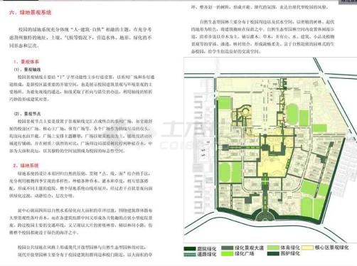 长江大学校园总体规划方案图-图一