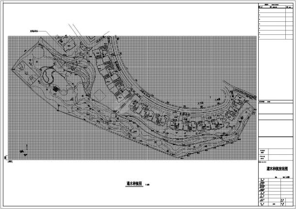 小区园林工程景观规划说明施工图纸-图二