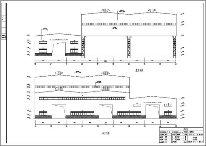 造船厂钢结构大吨位吊车综合一体的钢结构cad设计施工图_图1