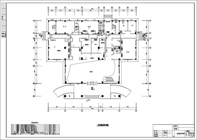 某地大型酒店空调暖通设计CAD施工图_图1